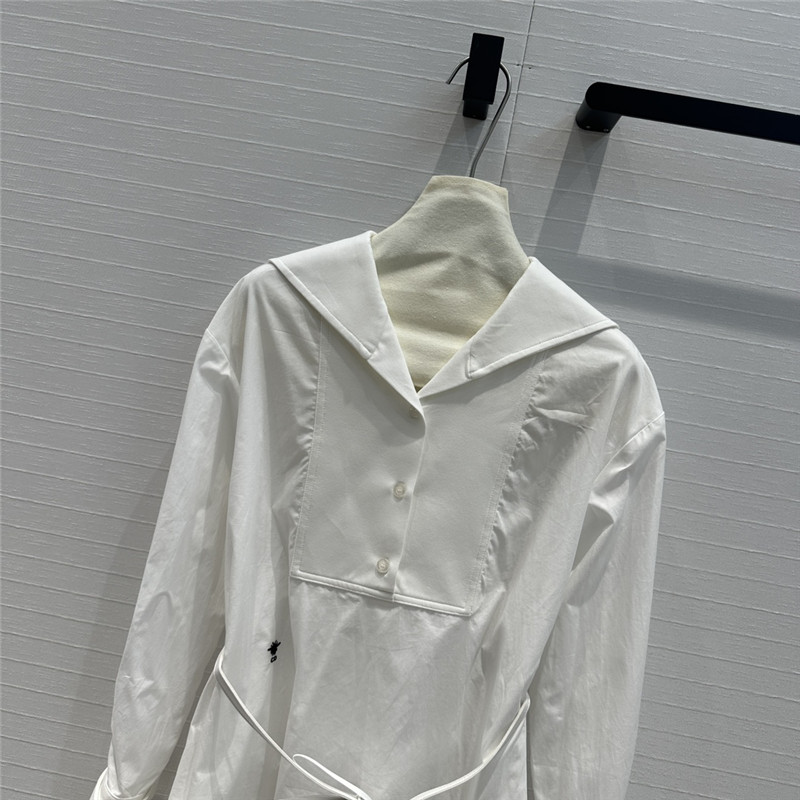 D10r navy style shawl collar shirt replica designer clothes