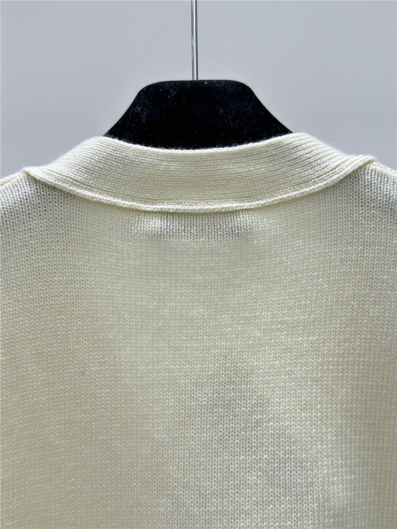 D10r letter embroidered knitted cardigan replica clothes