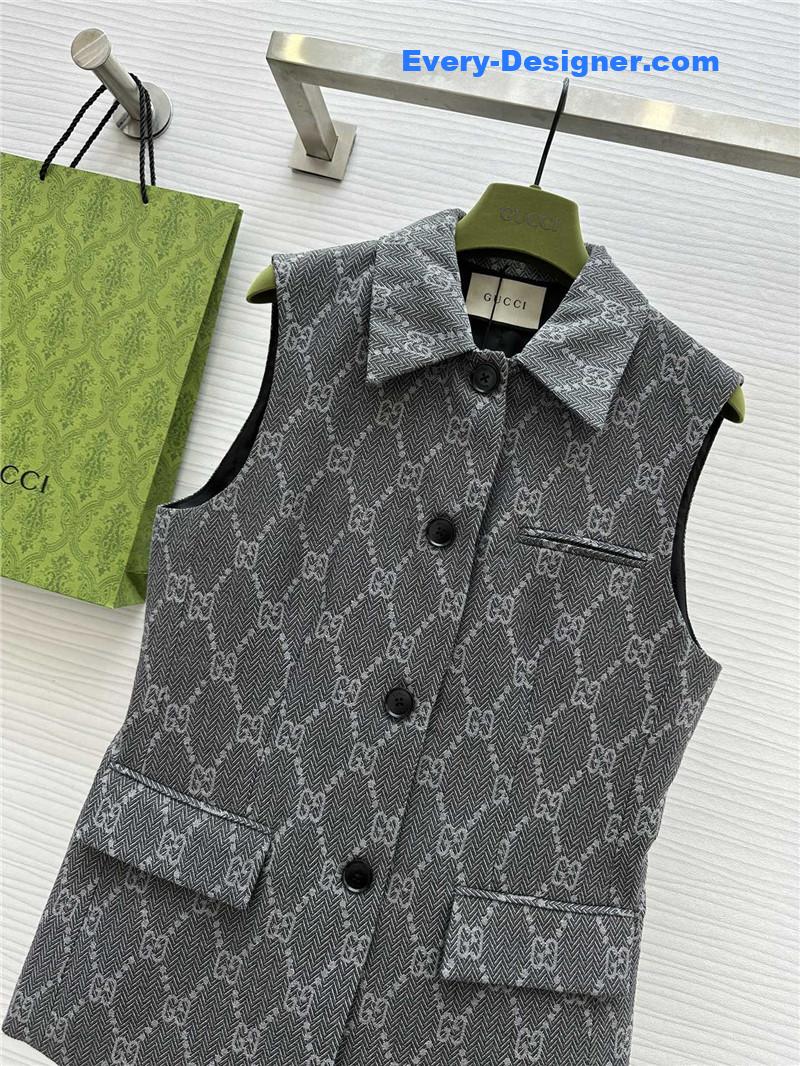 Gvc*1 mid length vest replica designer clothes