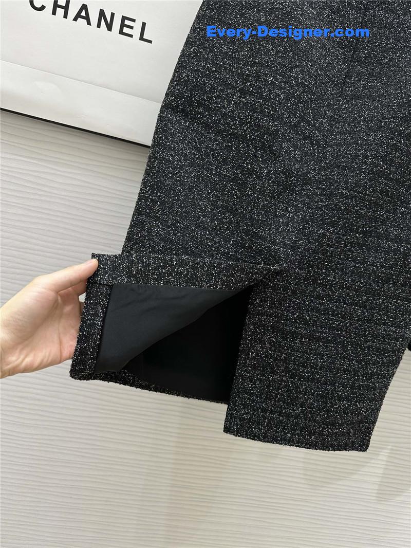 Ch**el soft tweed suit replica designer clothing websites