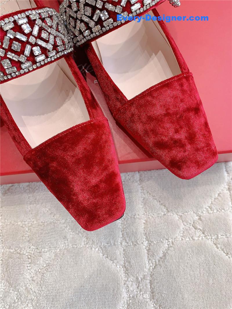 roger u1u1er belle u1u1er mary janes in velvet red