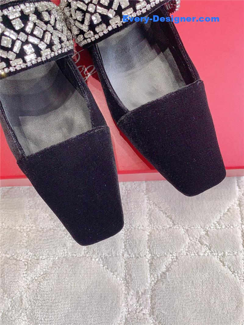 roger u1u1er belle u1u1er mary janes in velvet black