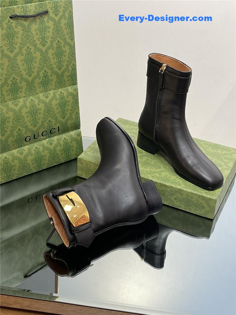 Gvc*1 retro g 35mm leather ankle boots