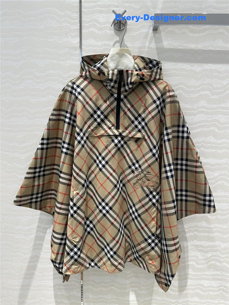 Bv*b*rry checkered cape cloak replica clothing site