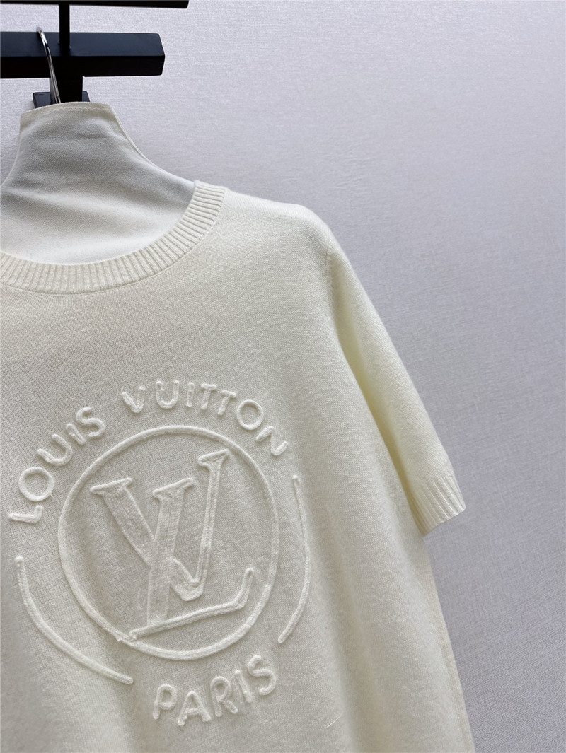 l0vis Vvtt0n lv knitted short-sleeved top replicas clothes