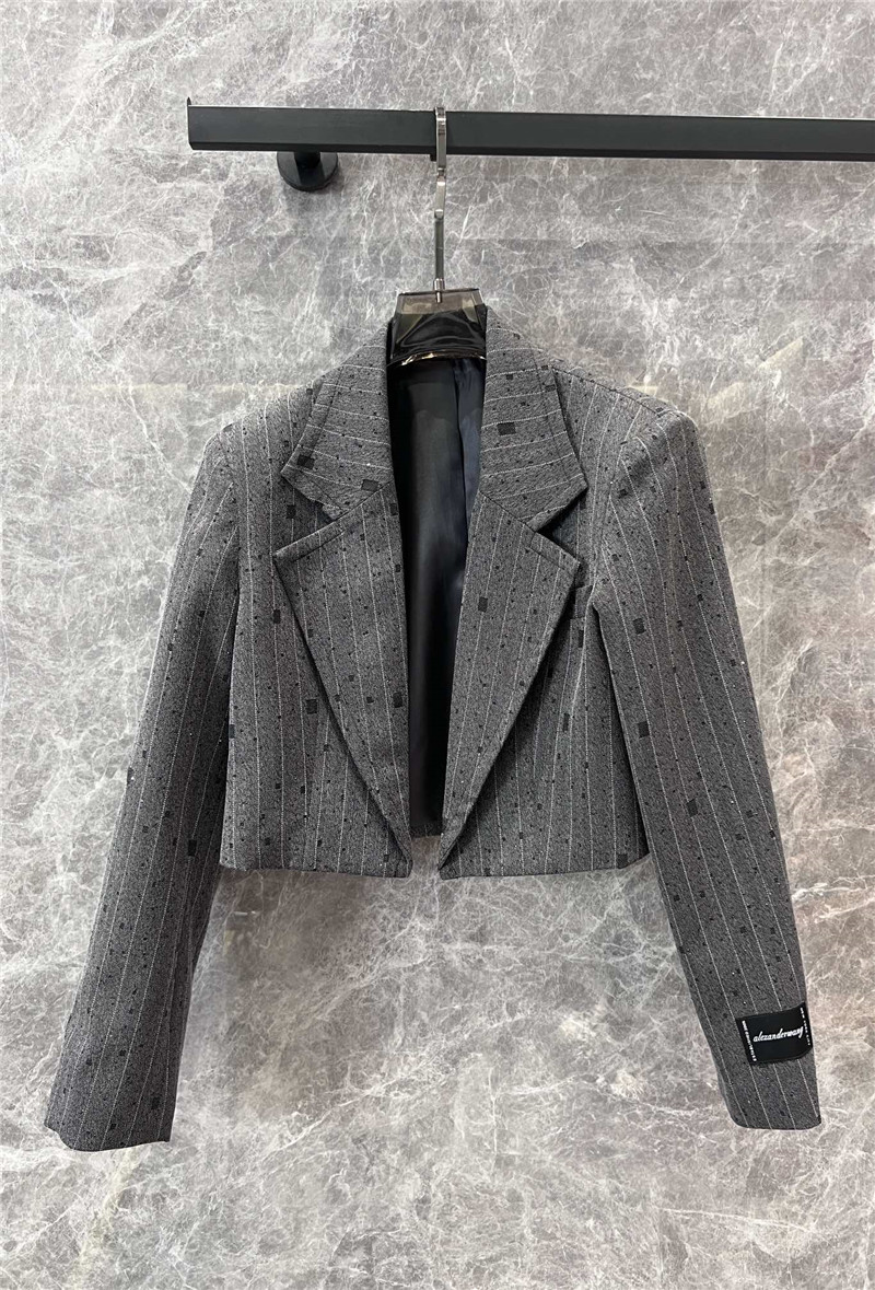 A1exa*der wang short suit jacket + shorts set replica clothes