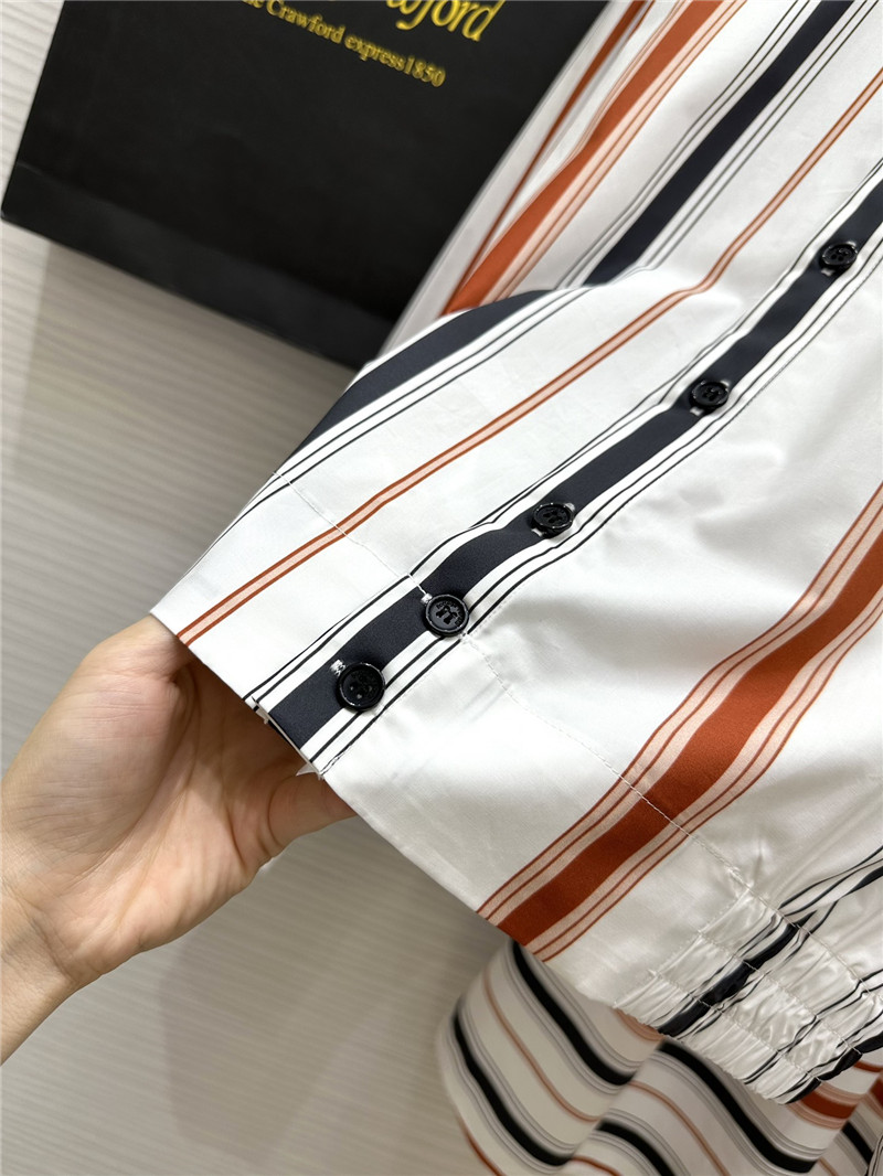 b0tt*ga Ven*ta striped cotton suit replica clothing sites