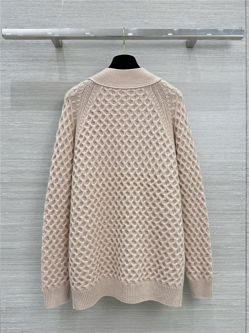 l0vis Vvtt0n v-neck cashmere cardigan beige
