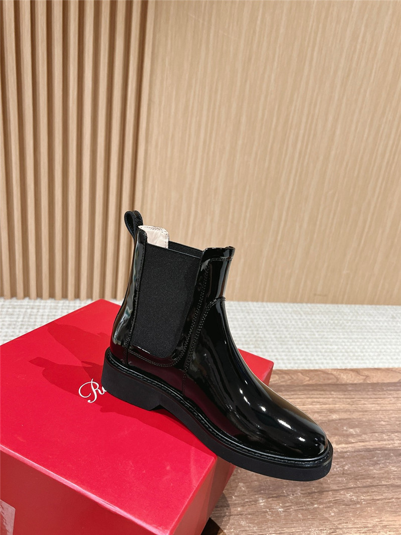 roger u1u1er square buckle rhinestone ankle boots