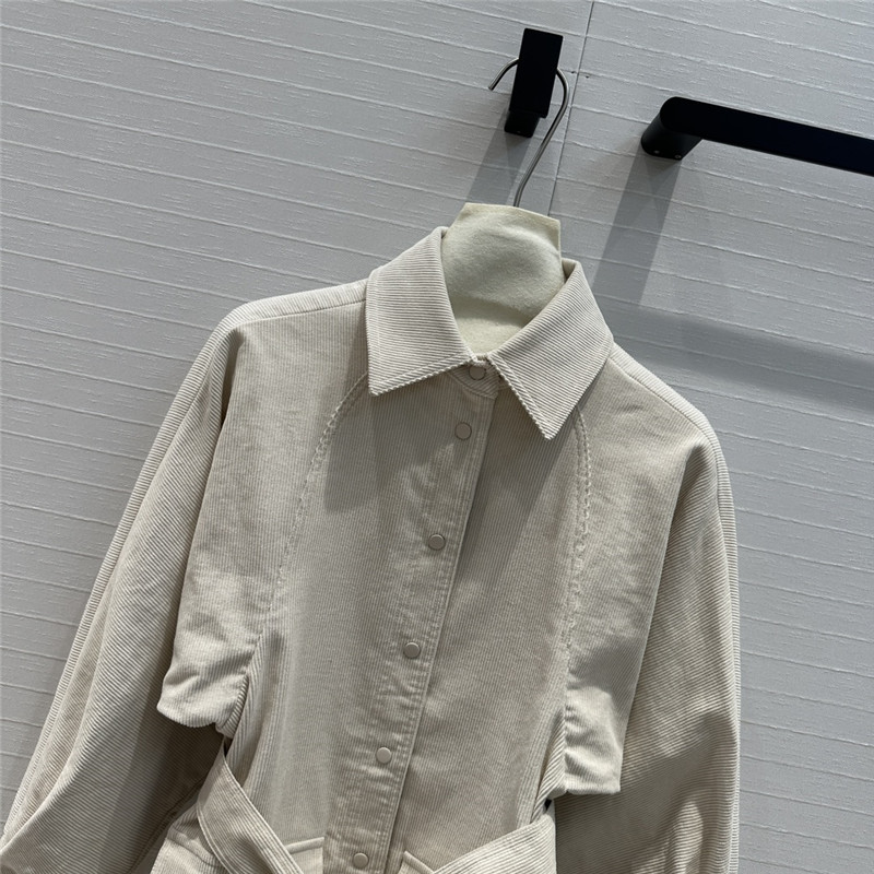 Vanitoo corduroy lace-up shirt replica clothing sites
