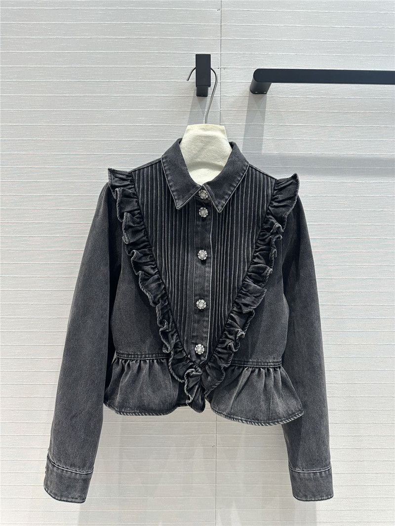 Ch**el denim jacket cheap replica designer clothes