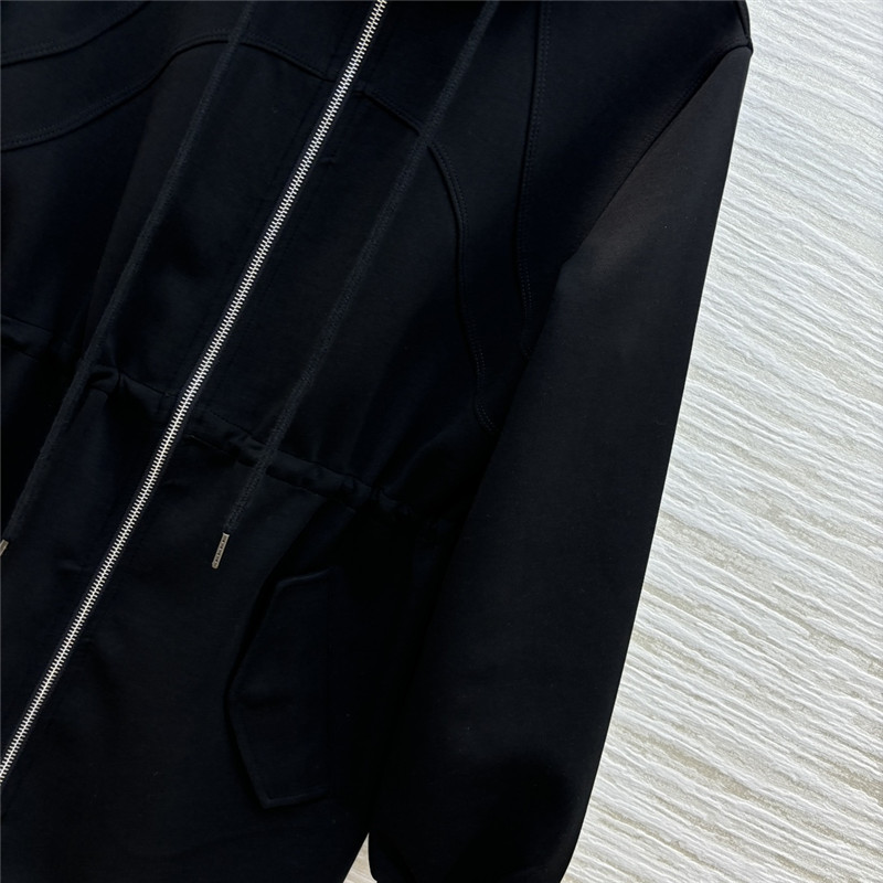 Pra*a hooded drawstring trench coat replica d&g clothing