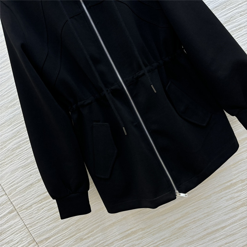 Pra*a hooded drawstring trench coat replica d&g clothing