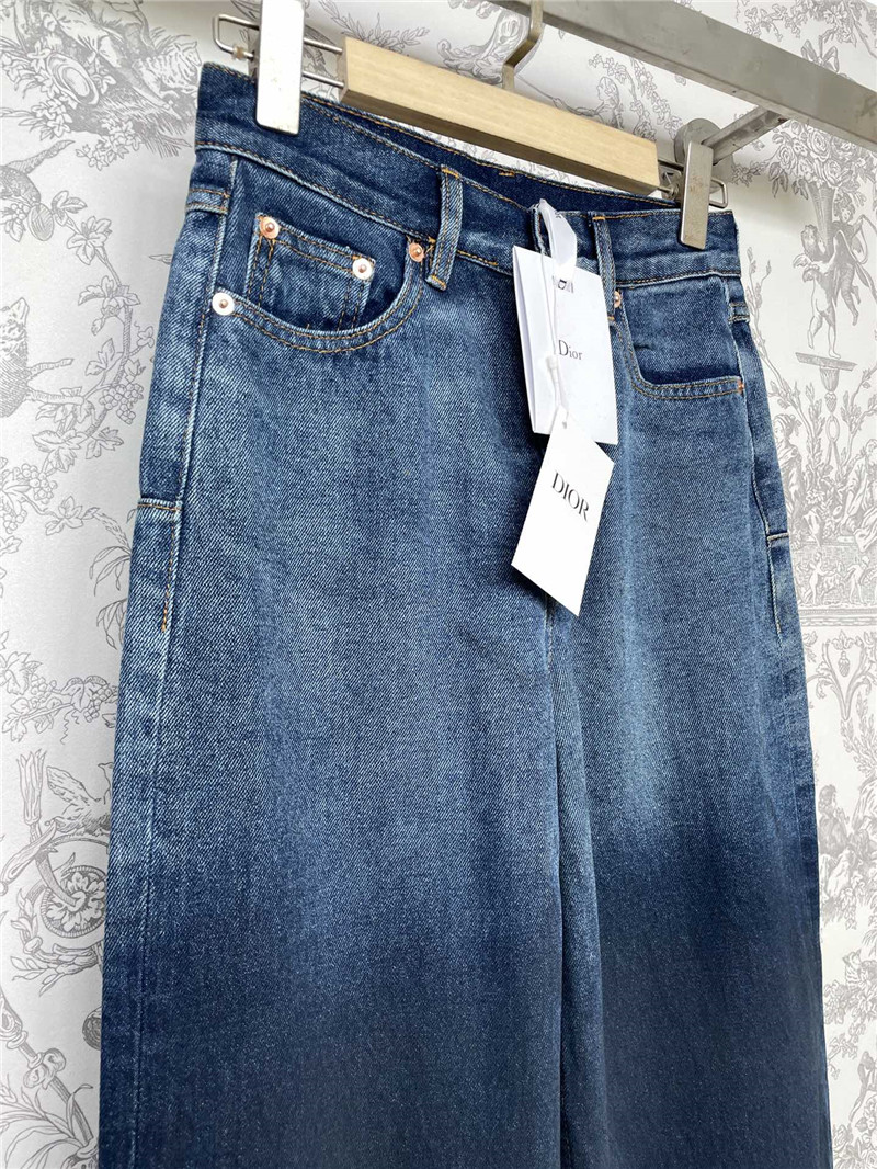 D10r gradient denim straight pants replica d&g clothing