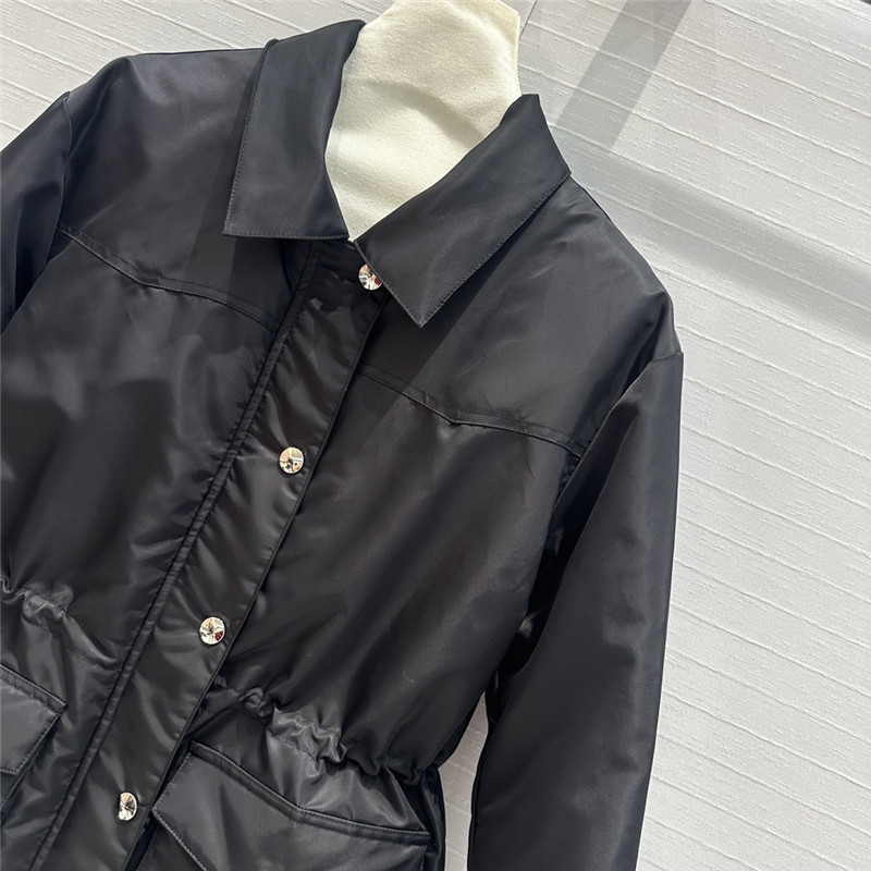 Pra*a lapel double pocket down jacket replica d&g clothing
