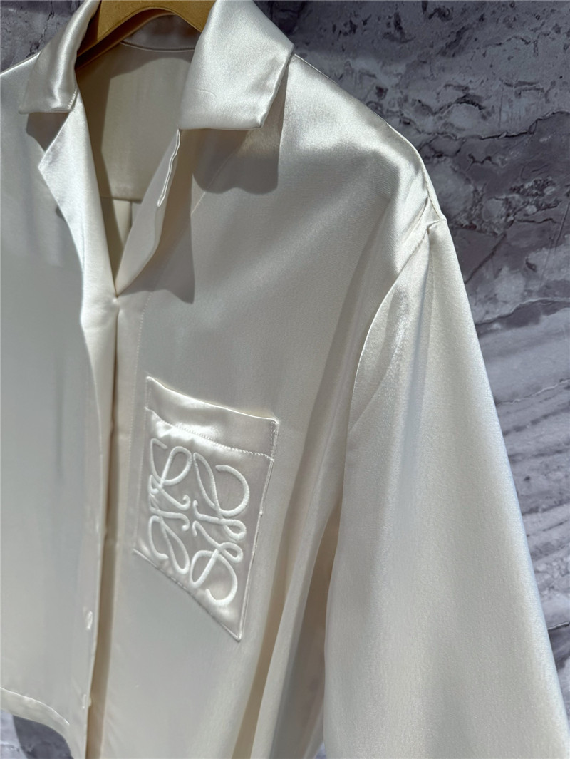 L0ew* acetate silk shirt cheap replica designer clothes