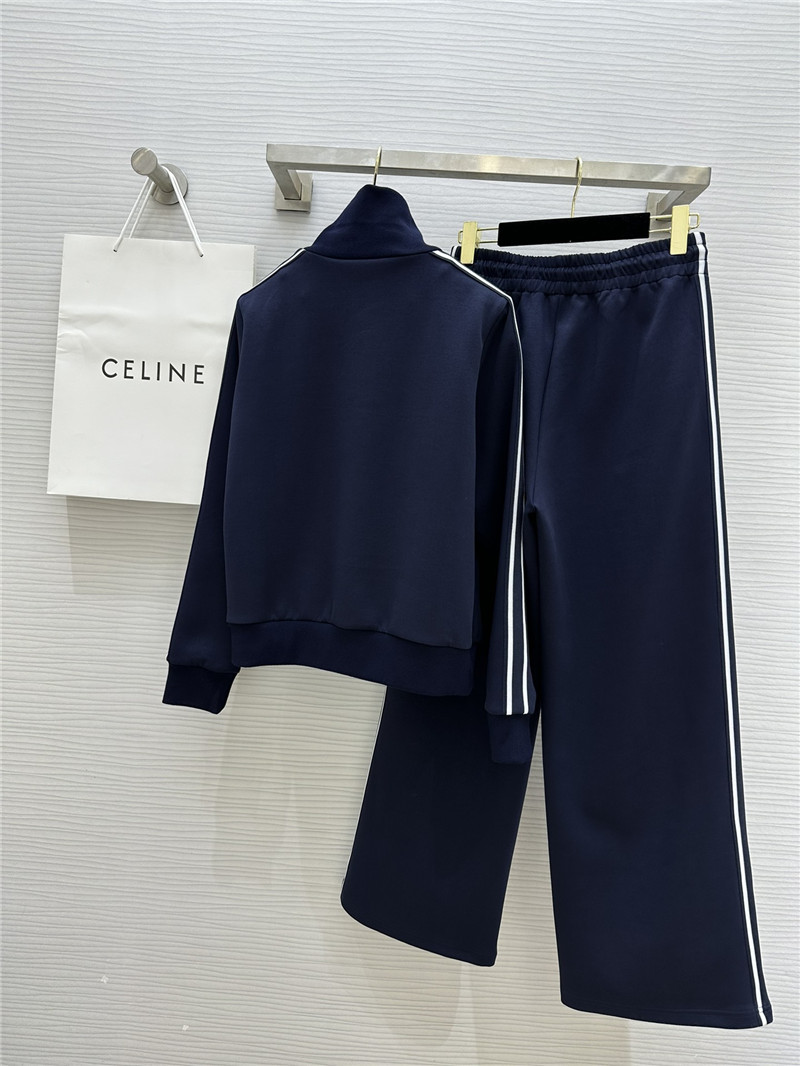 Ce1i*e stand collar zipper suit replica d&g clothing