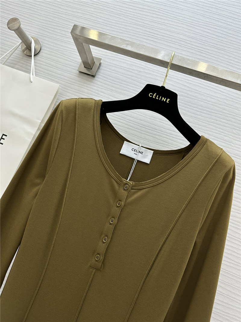 Ce1i*e long sleeve flared dress replica d&g clothing