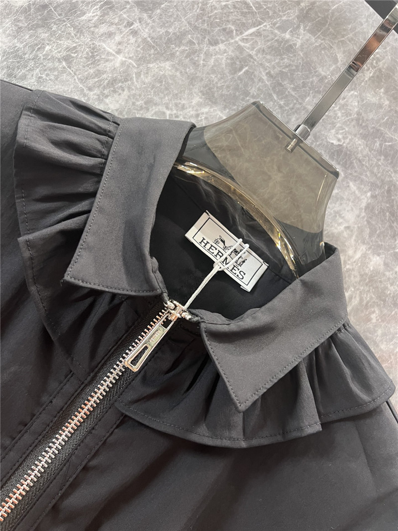 H**me5 slim waist zipper shirt jacket replica clothes