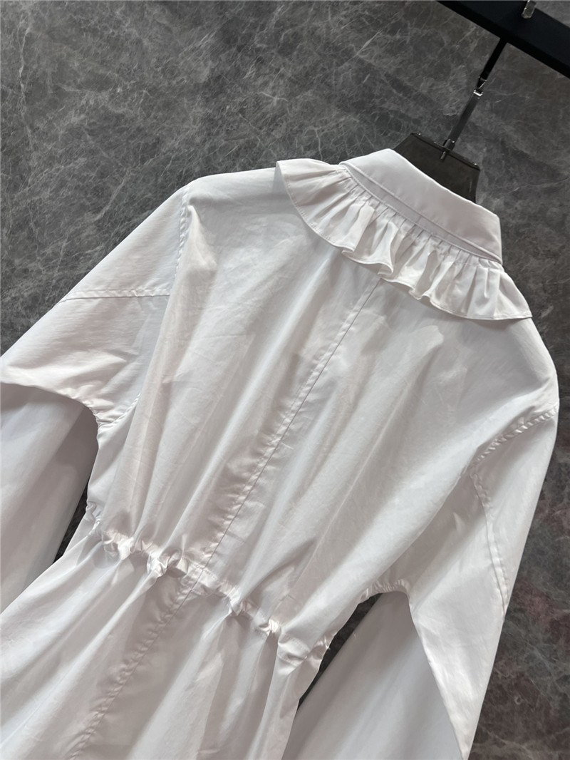 H**me5 slim waist zipper shirt jacket replica clothes