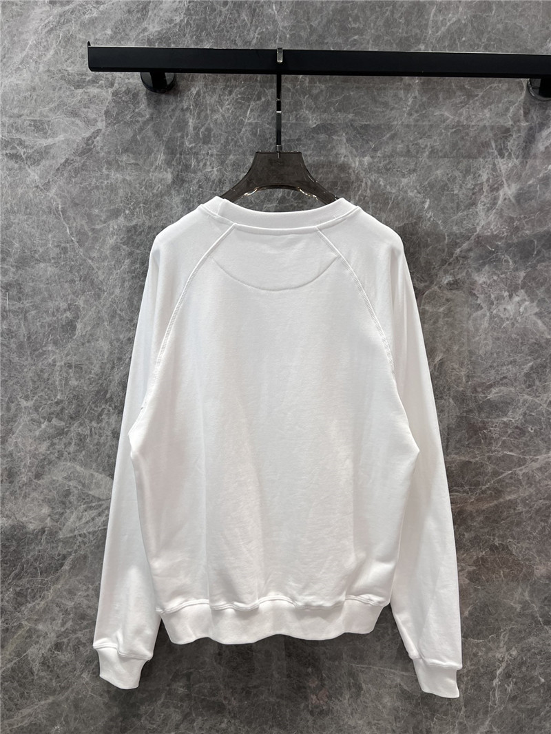 u1u1enne westwood logo crew neck sweatshirt white
