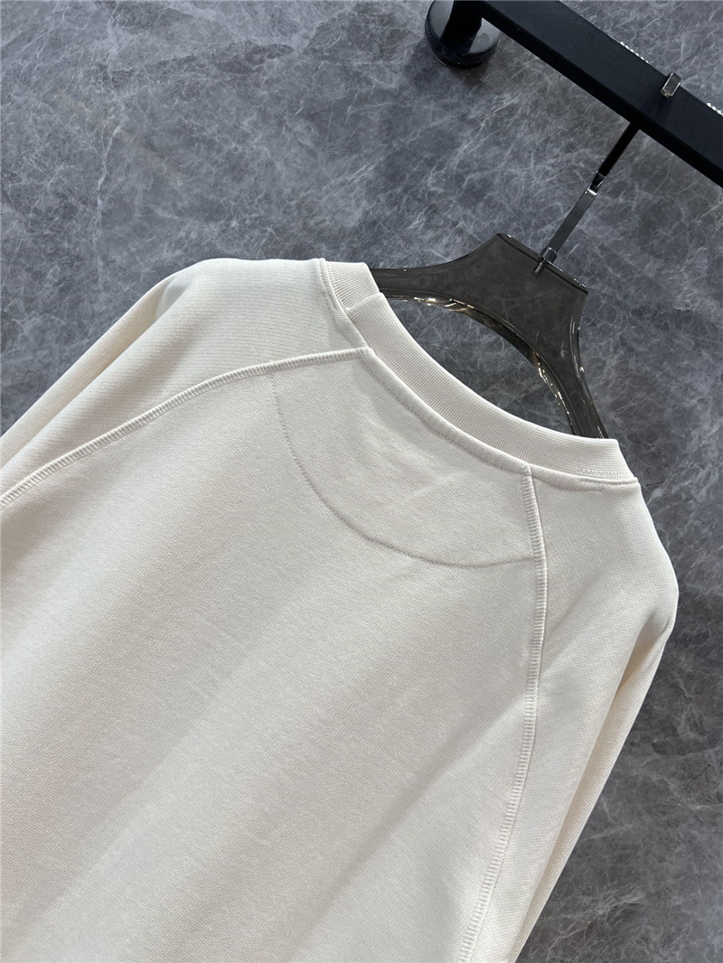 u1u1enne westwood logo crew neck sweatshirt off-white