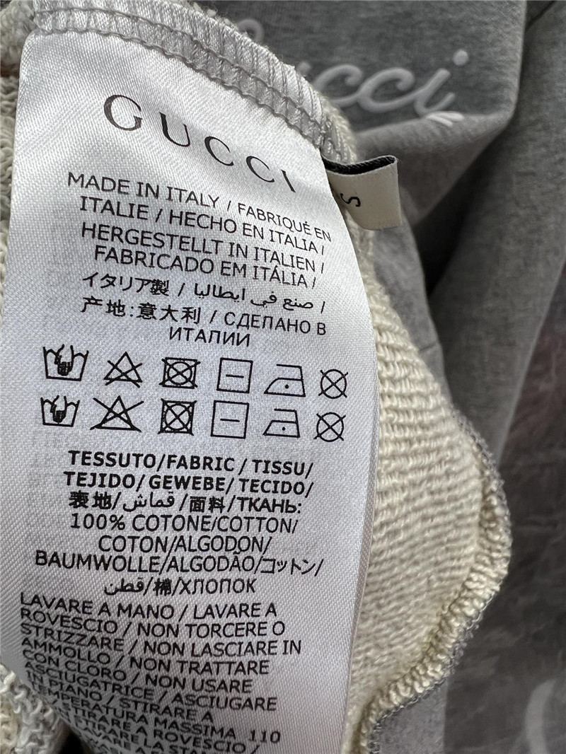 Gvc*1 logo-printed cotton sweatshirt grey
