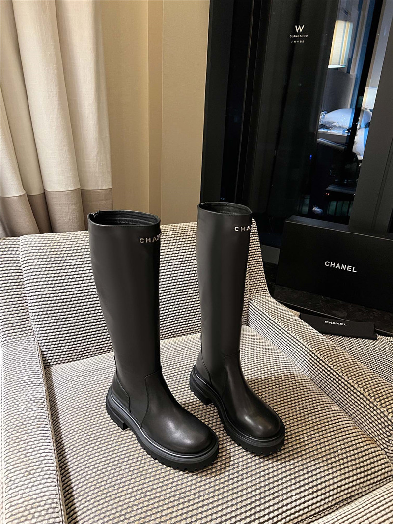 Ch**el women’s brown suede knee-high boots