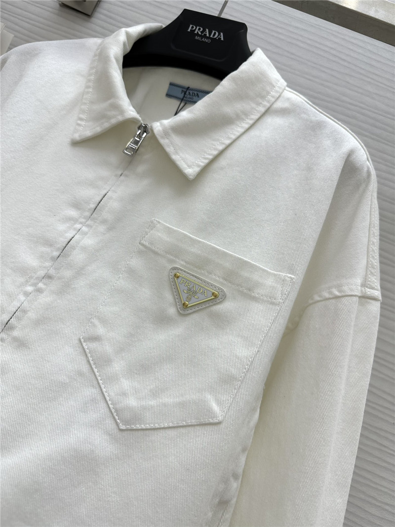 Pra*a cropped jacket