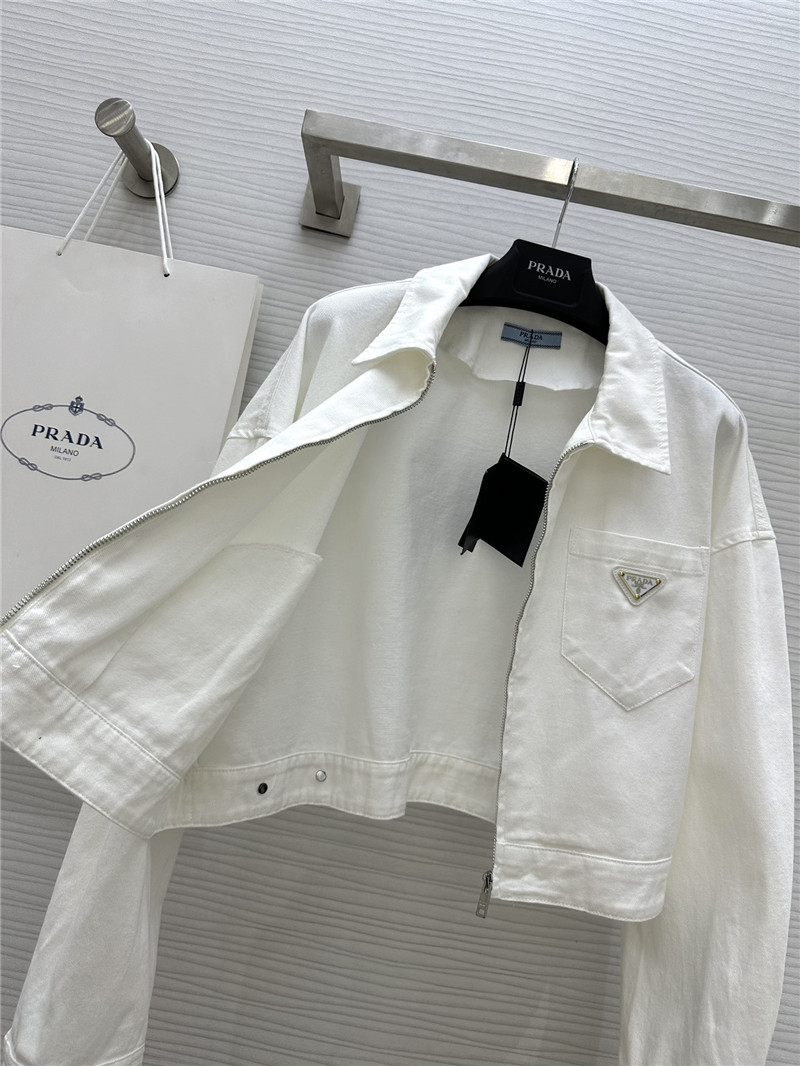 Pra*a cropped jacket