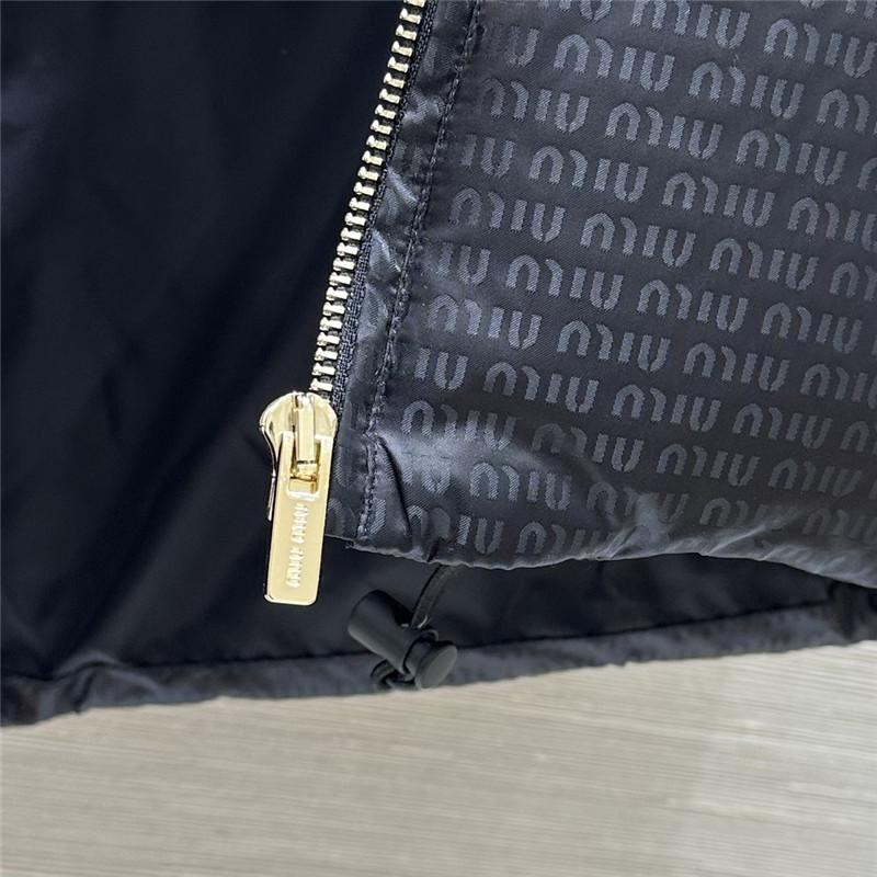 M1um1u jacquard down vest