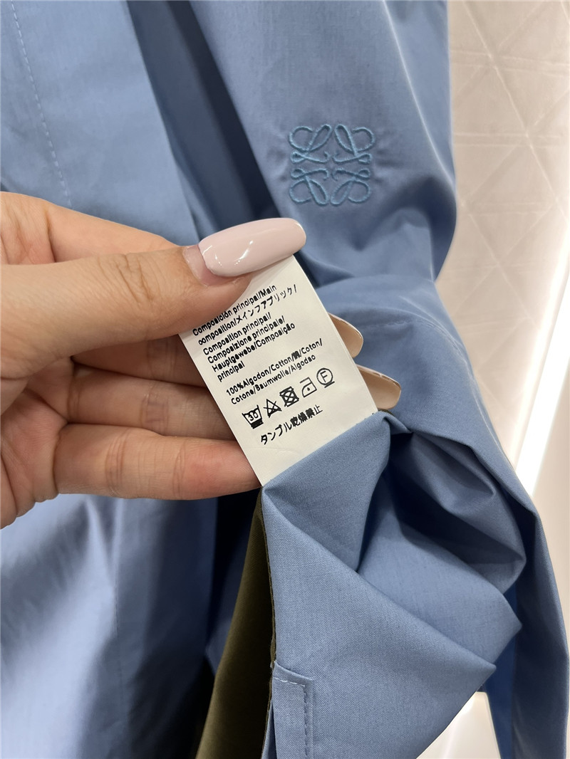 L0ew* belted shirt dress