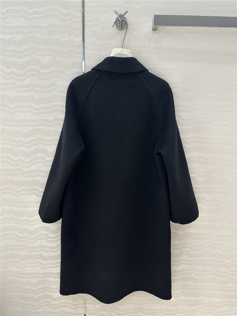 H**me5 cashmere jacquard coat