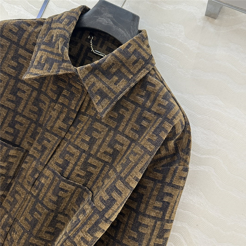 F**di monogram jacket