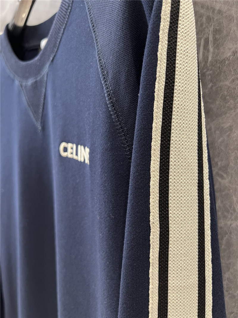 Ce1i*e contrast raglan knit sweater navy/white