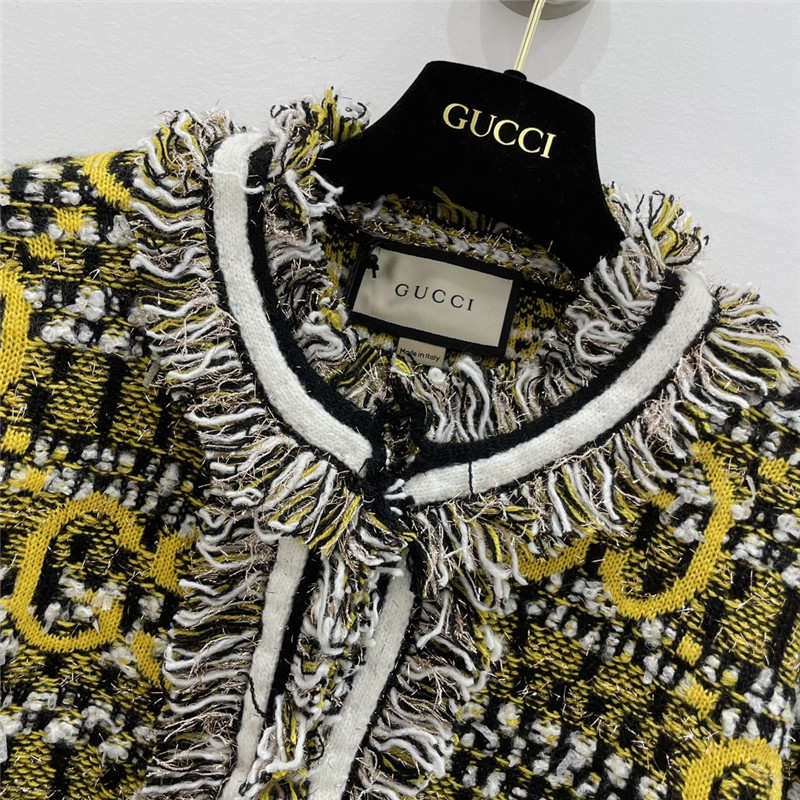 Gvc*1 wool mohair gg cardigan in multicolor