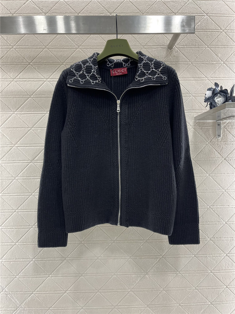 Gvc*1 zipper sweater jacket
