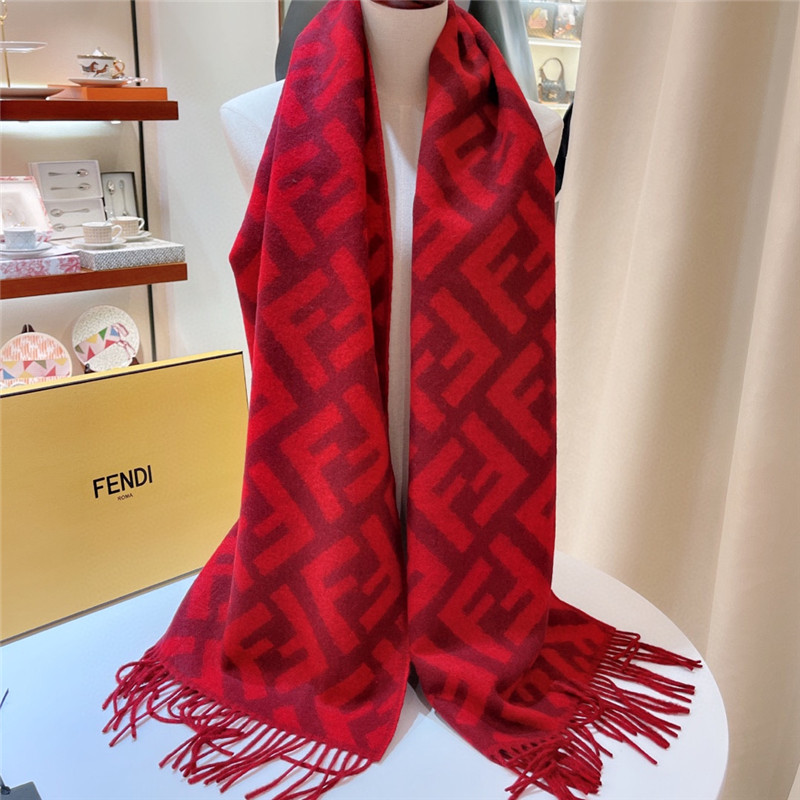 F**di cashmere scarf shawl