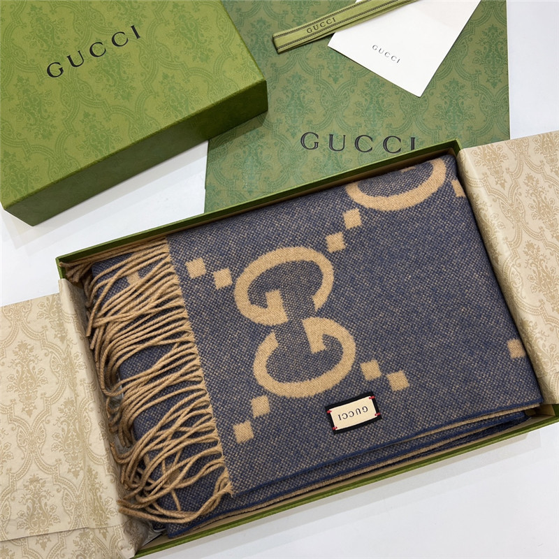 Gvc*1 cashmere jacquard scarf