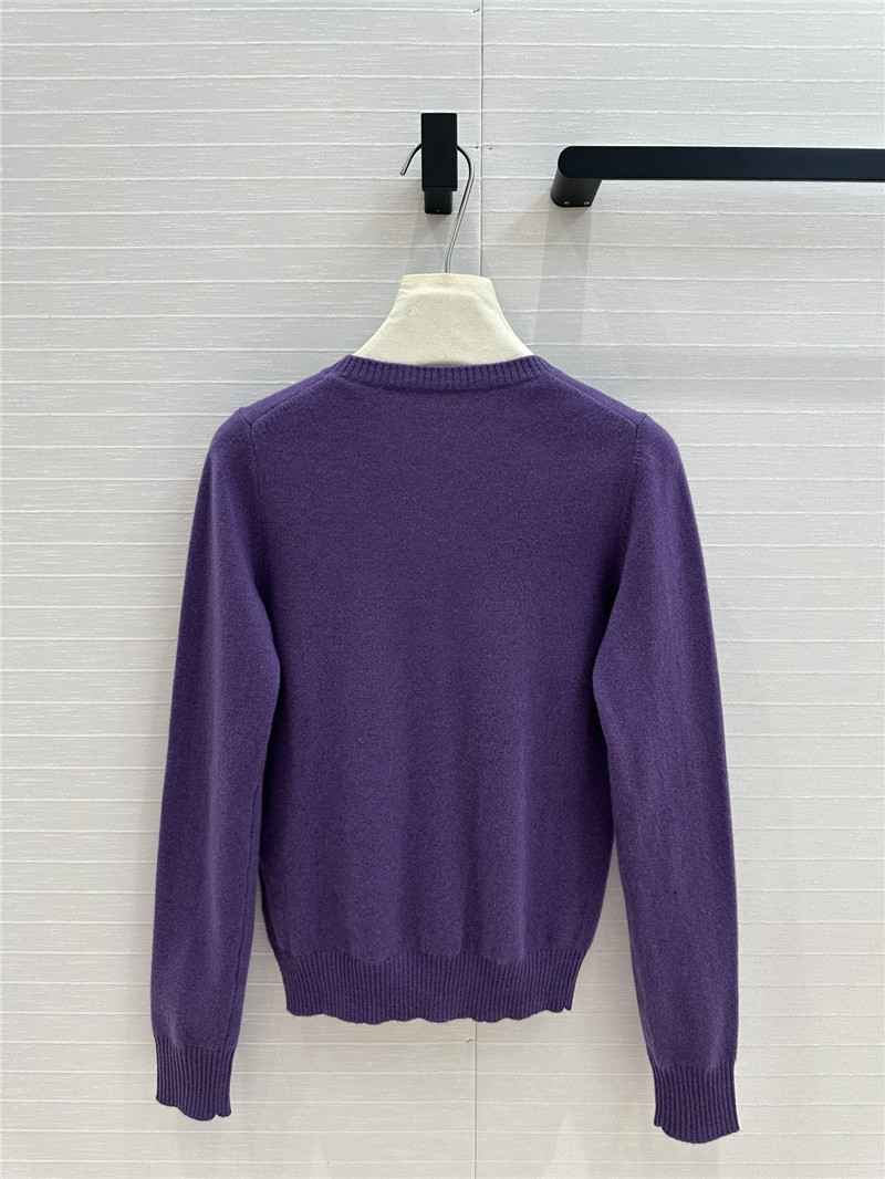 M1um1u cashmere cardigan jacket