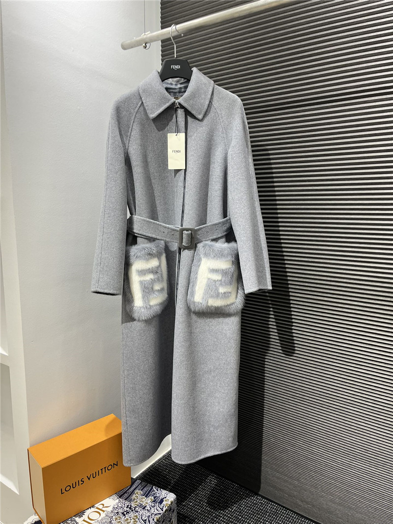 F**di cashmere coat