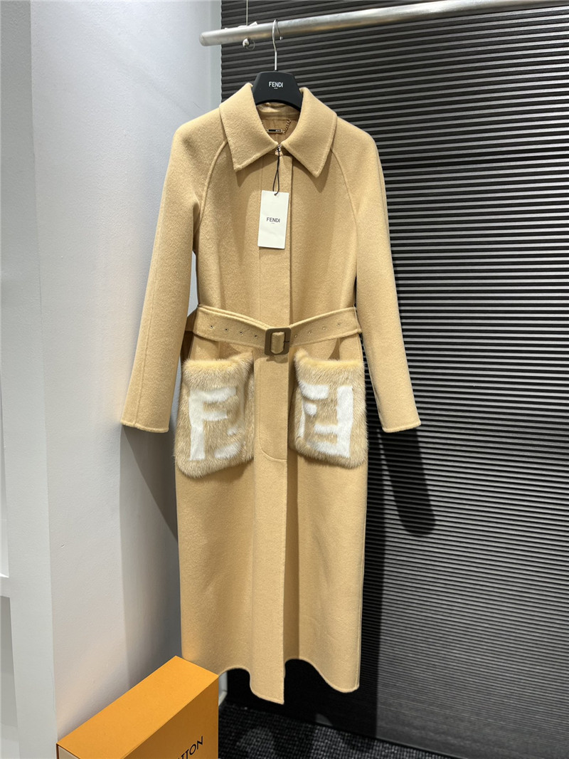 F**di cashmere coat