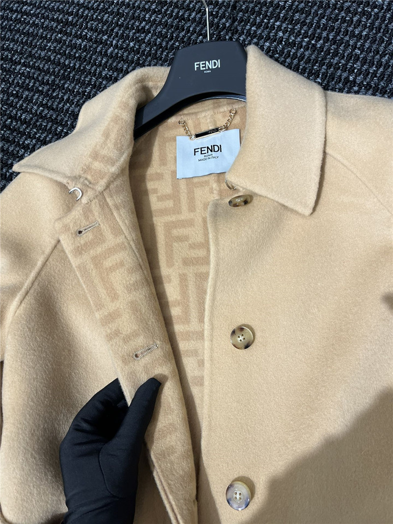 F**di cashmere coat