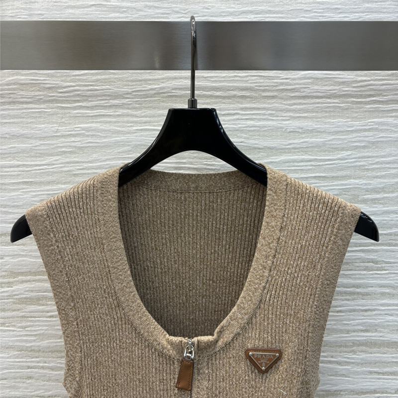 Pra*a sleeveless vest dress