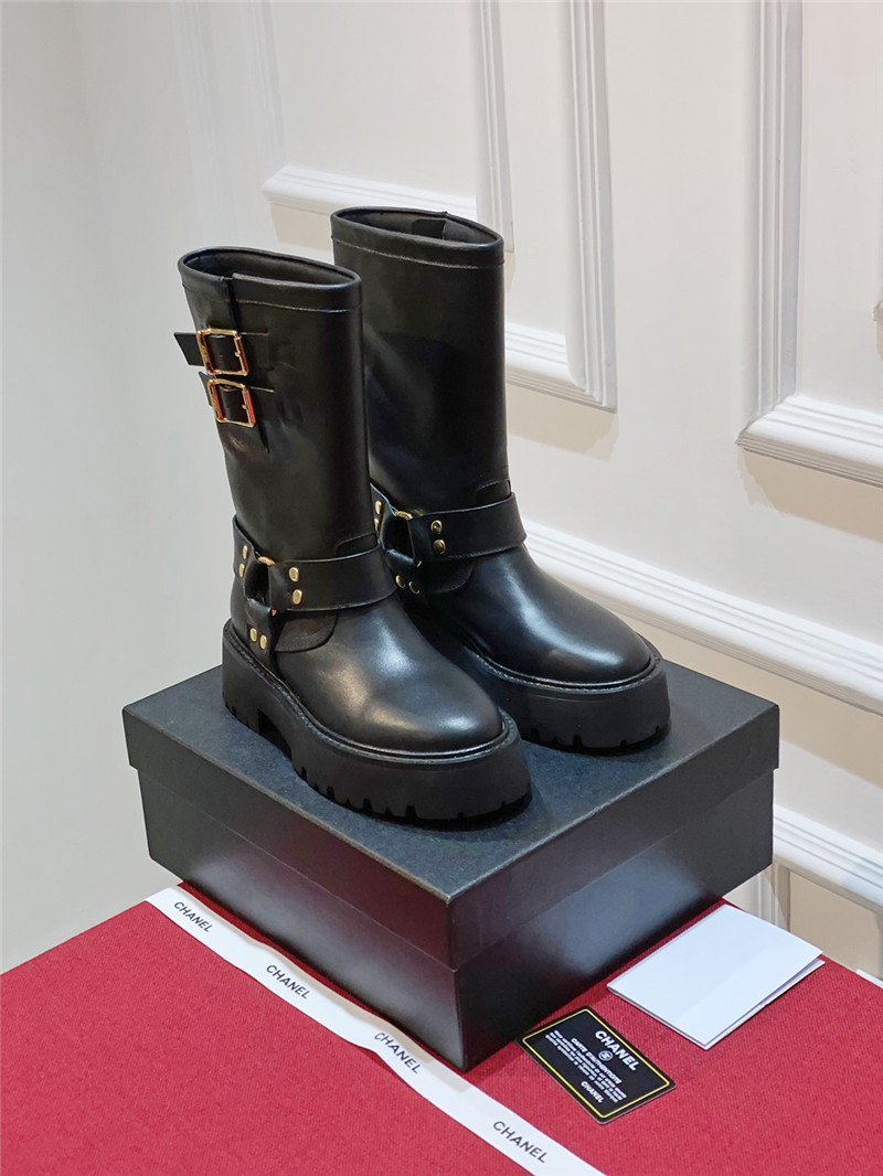 Ce1i*e bulky 45 mid biker boots