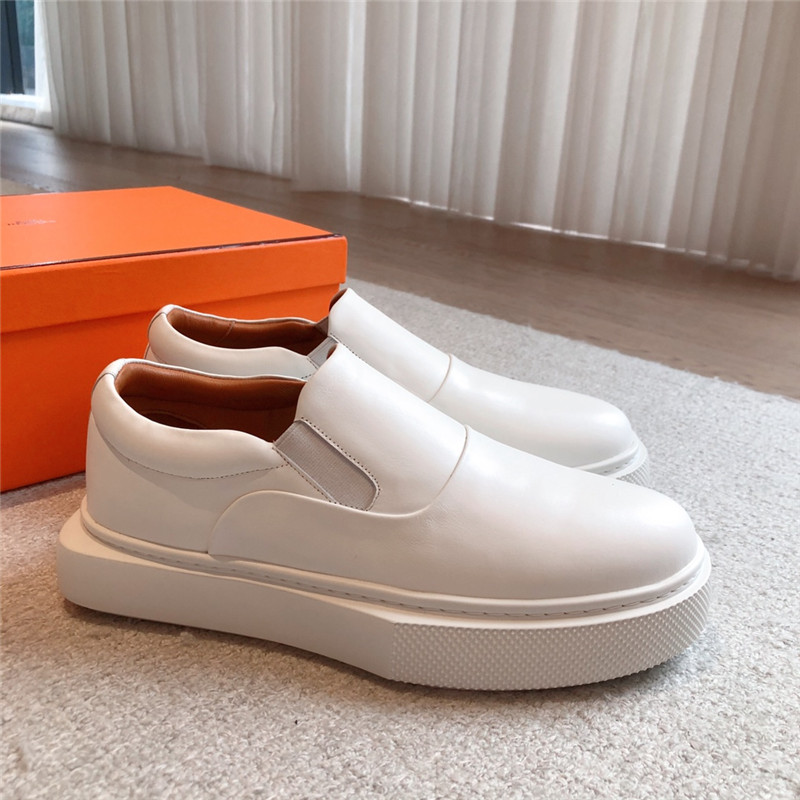 H**me5 white slip-on sneaker