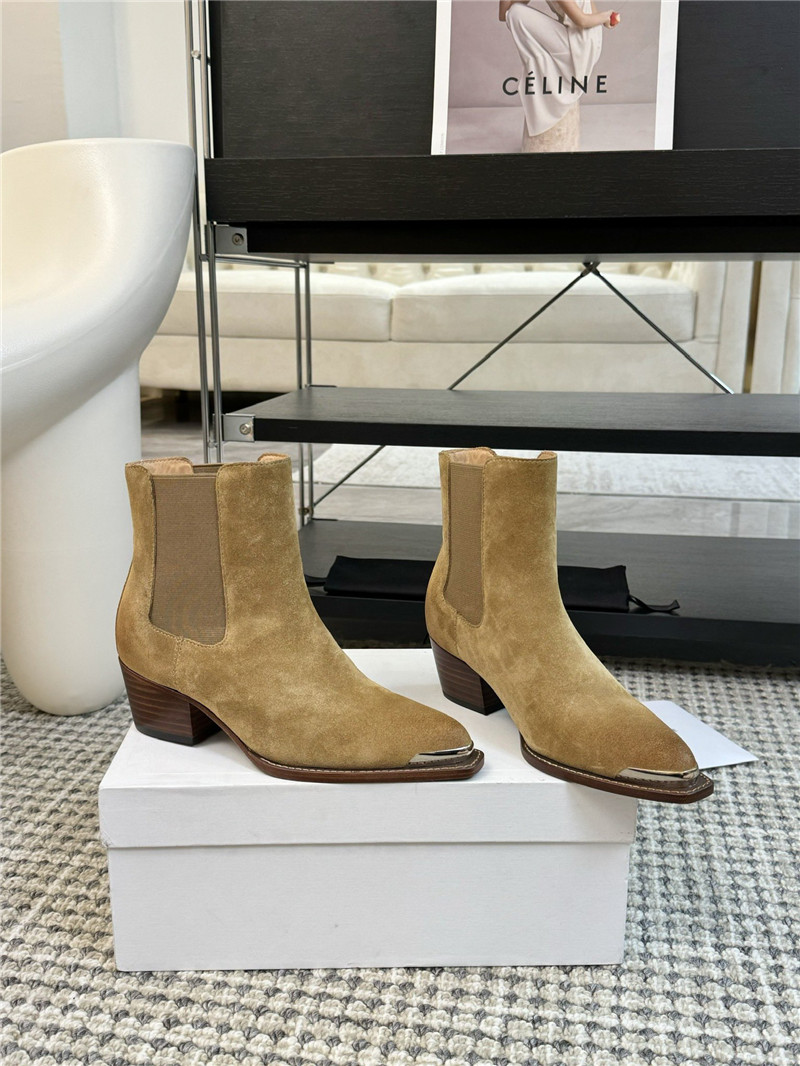 Ce1i*e western suede boot in brown