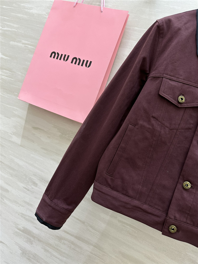 M1um1u denim jacket