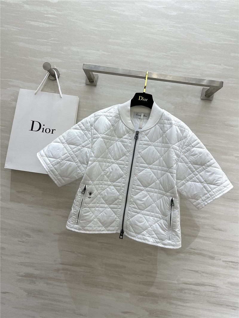 D10r quilted short sleeve jacket
