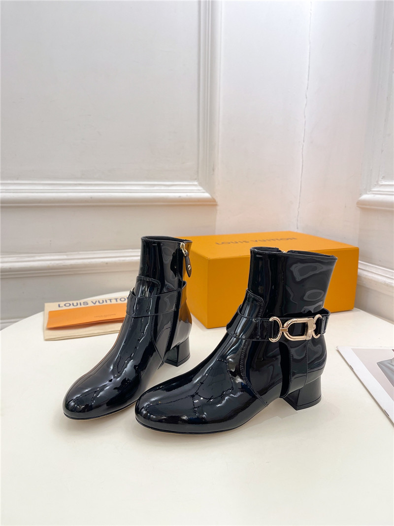 l0vis Vvtt0n patent leather westside ankle boots